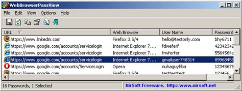 NirSoft Mail PassView Download