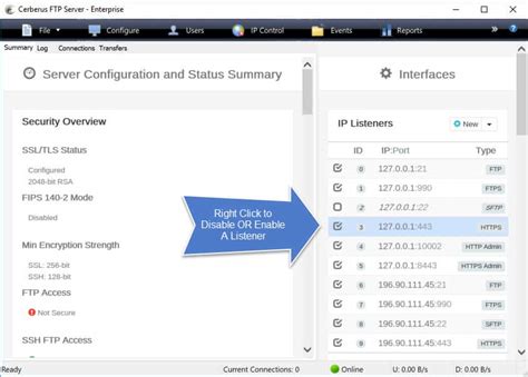 Cerberus FTP Server Enterprise